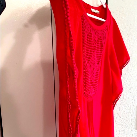 Anthropologie Meadow Rue Flowy Polyester Top - Picture 3 of 6